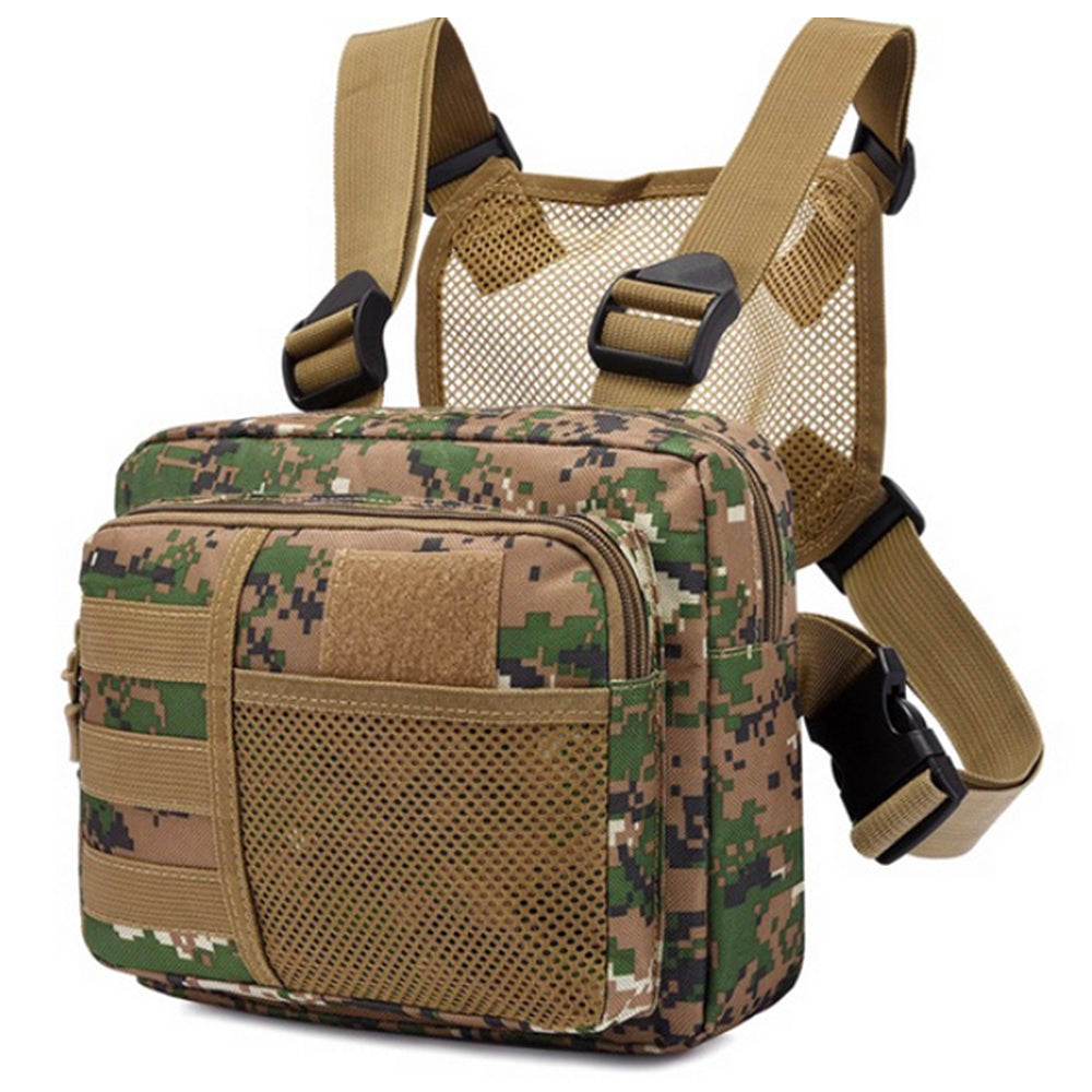 YA136 Waterproof Oxford Cloth Tactical Chest Bag Running Sports Vest Pouch YA136 Waterproof Oxford Cloth Tactical Chest Bag Running Sports Vest Pouch